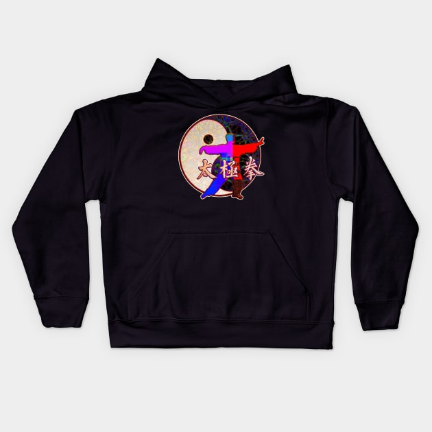 Tai Chi Layers Kids Hoodie by crunchysqueak